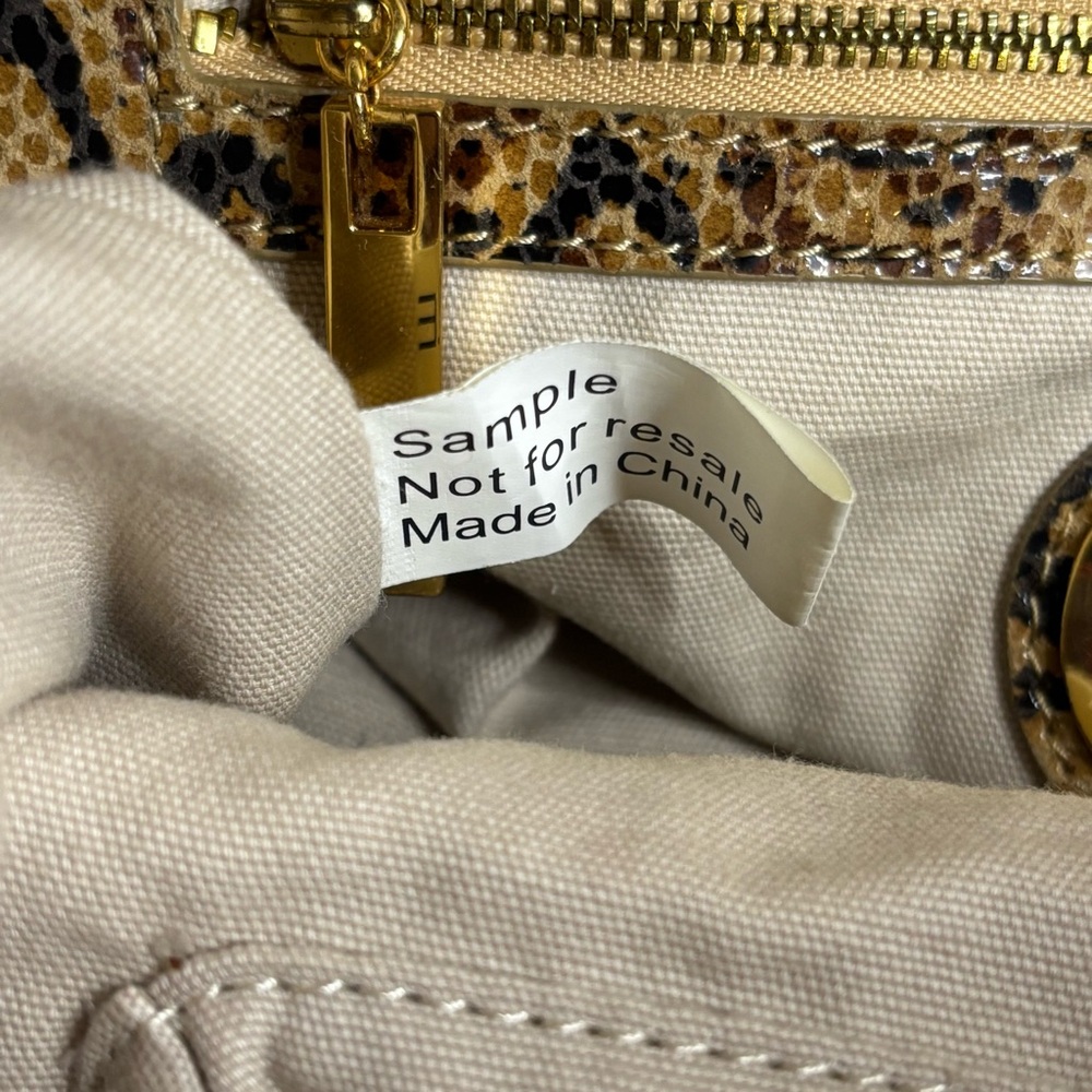 Tory Burch Python Snake Skin Bag - Sample - image 2